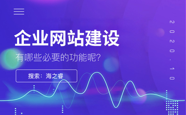 專業(yè)網(wǎng)站建設有哪些必要的功能呢?